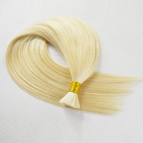 Cheap hair bundles raw human hair color 613 blond color YL054